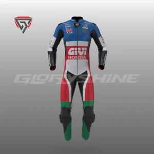 Alex Marquez Leather Suit Team LCR Honda Castrol MotoGP 2021 Front 3D