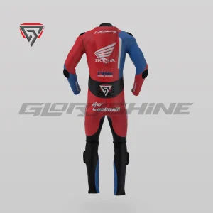 Iker Lecuona Motorcycle Suit Team HRC WSBK 2024 Back 3D