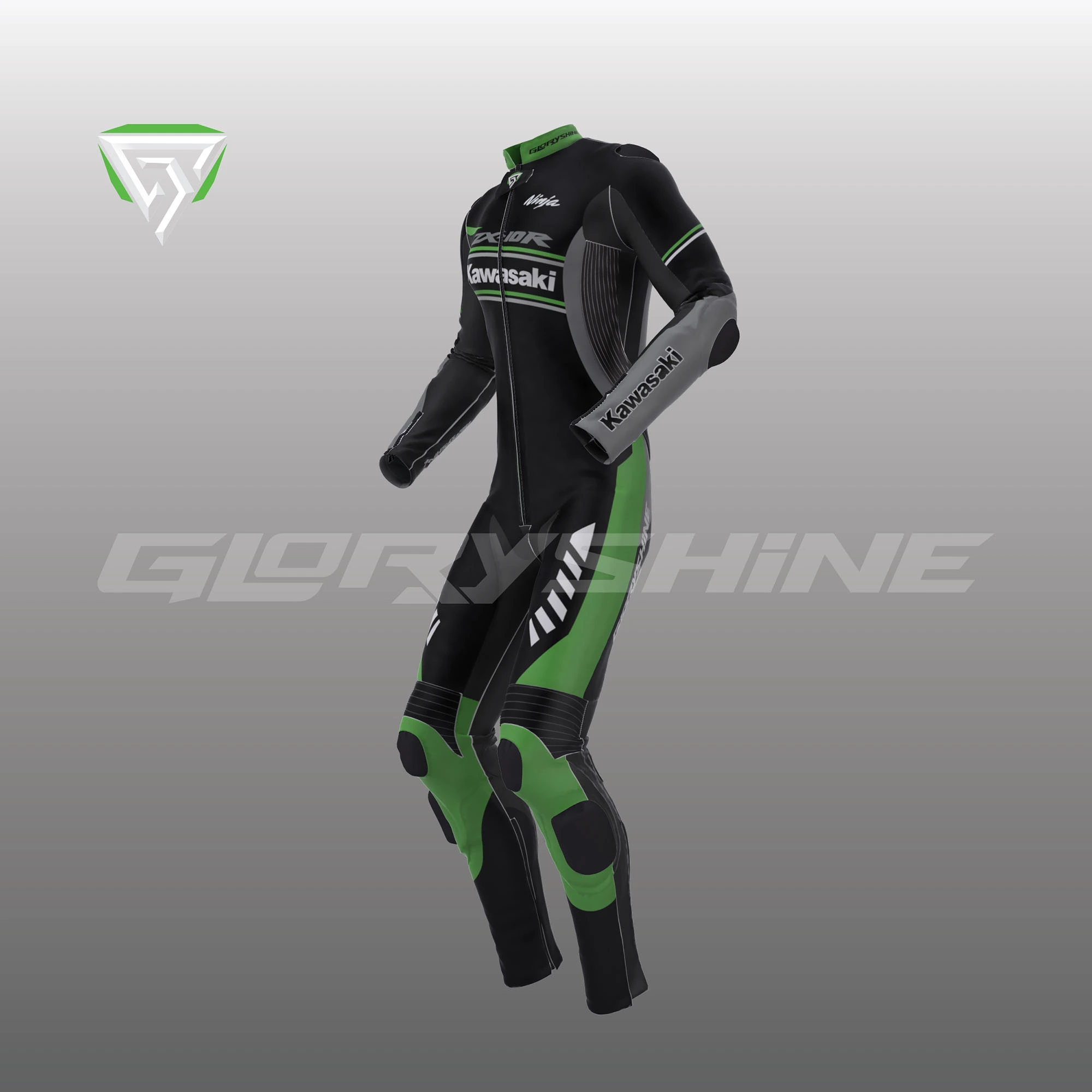 Kawasaki ZX-10R Race Suit Side 3D