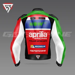 Aleix Espargaro MotoGP Jacket Aprilia Racing Team Gresini 2017 Back 3D Aleix Espargaro MotoGP Jacket Aprilia Racing Team Gresini 2017 Back 3D