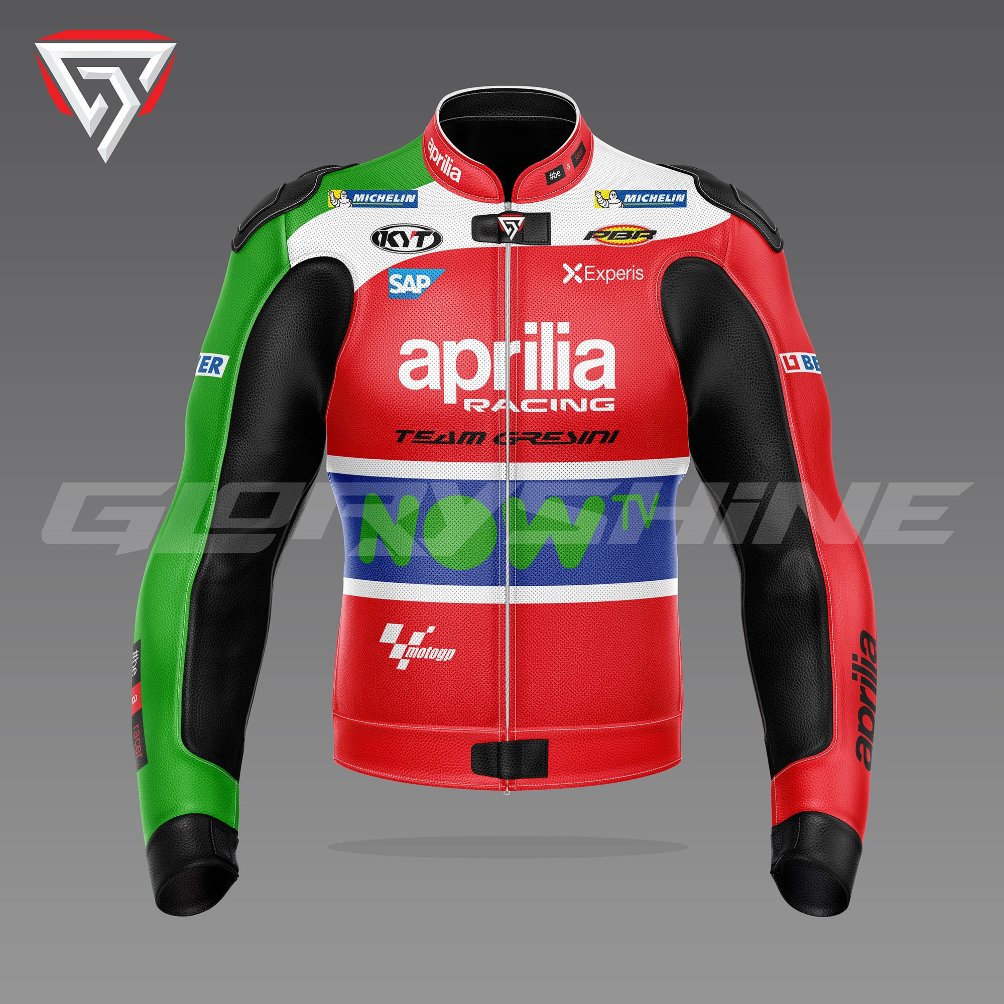 Aleix Espargaro MotoGP Jacket Aprilia Racing Team Gresini 2017 Front 3D