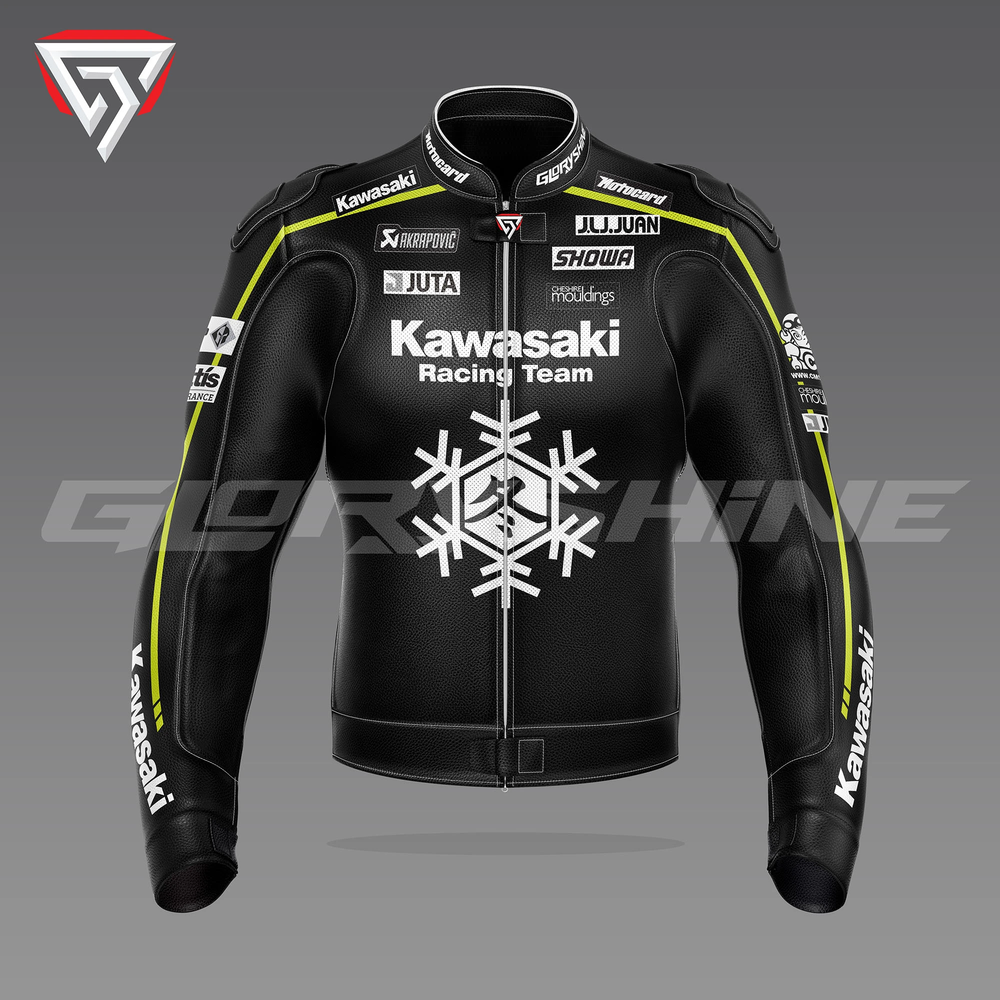 Alex Lowes Winter Test Jacket Kawasaki WSBK 2023 Front 3D