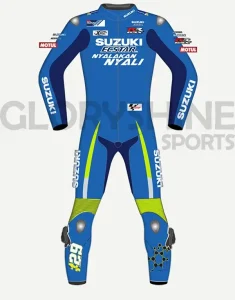 Andrea Iannone Race Suit Team Suzuki Ecstar MotoGP 2017 Front