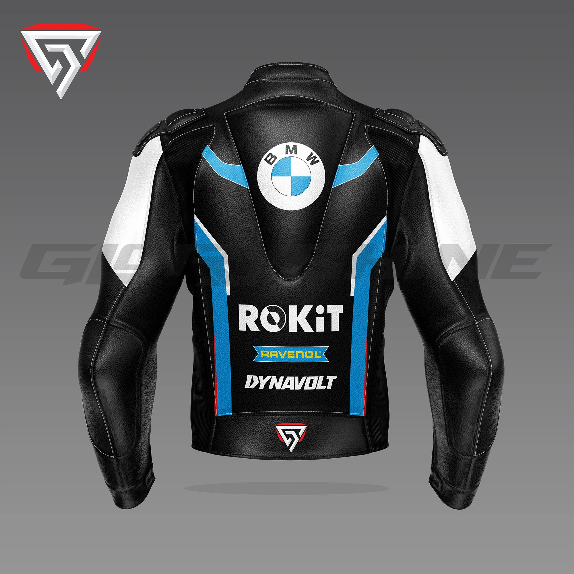 BMW Leather Jacket Back 3D