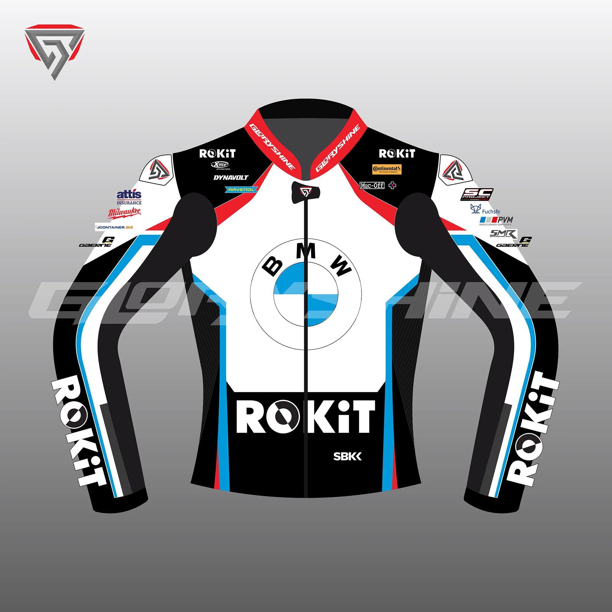 BMW Leather Jacket Front 2D