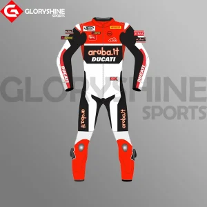 Chaz Davies Leather Suit Aruba.It Ducati WSBK 2016 Front