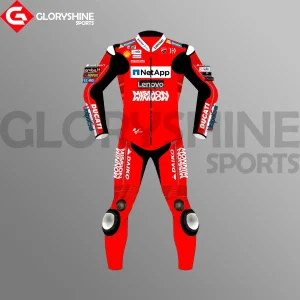 Danilo Petrucci Motorbike Suit Ducati MotoGP 2019 Front