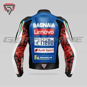 Francesco Bagnaia Motorcycle Jacket Ducati Lenovo Team MotoGP Italy 2024 Back 3D