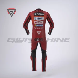 Francesco Bagnaia Motorcycle Suit Ducati Lenovo Team MotoGP 2024 Back 3D