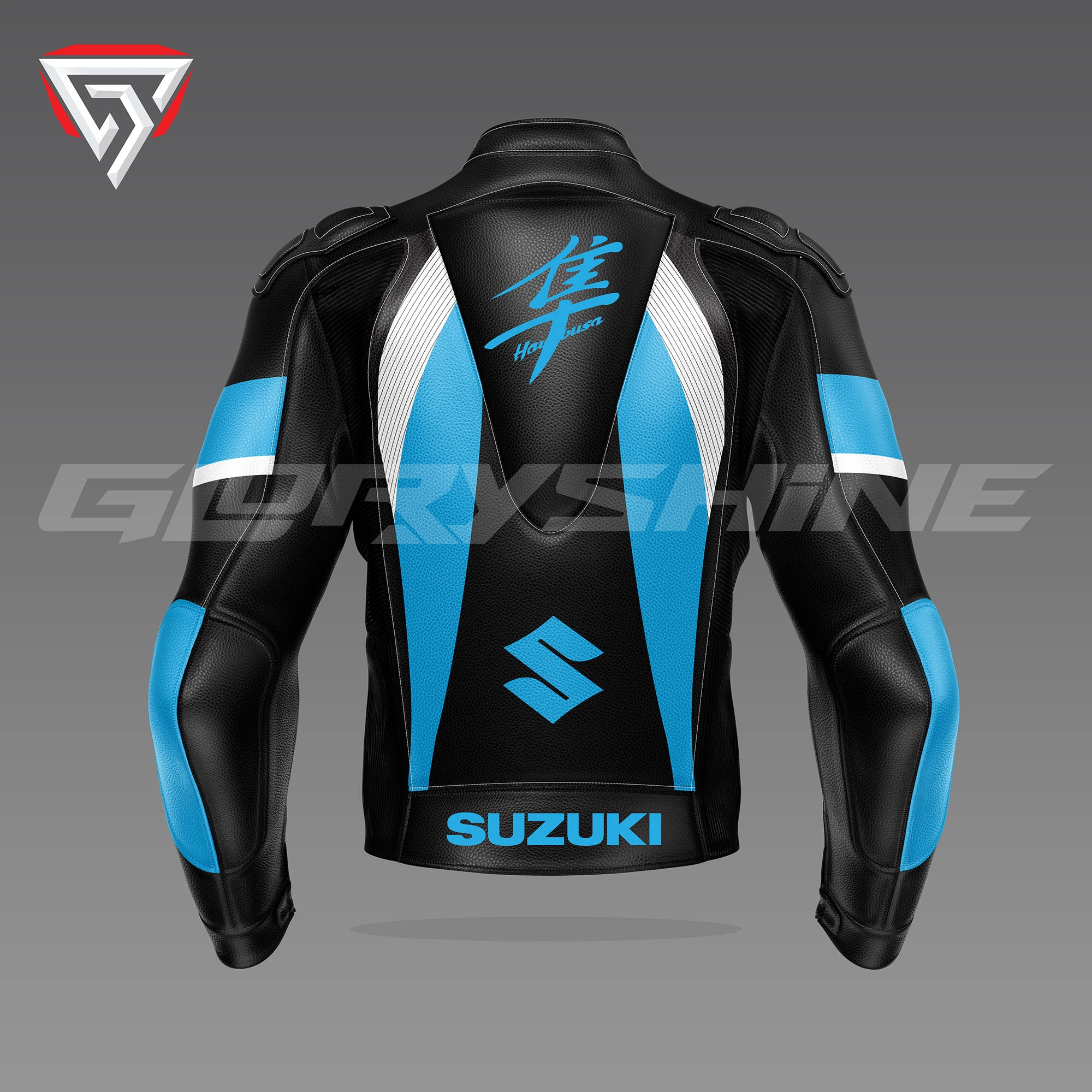 Hayabusa Racing Bike Jacket Back 3D