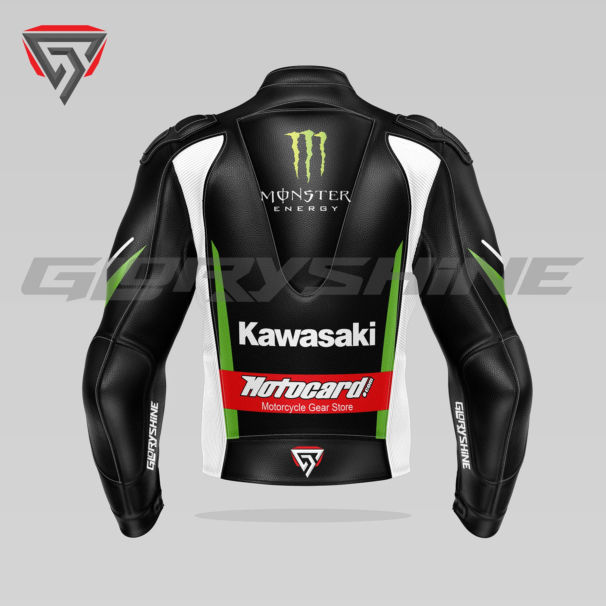 Jonathan Rea WSBK Jacket Kawasaki Ninja Motocard WSBK 2017 Back 3D
