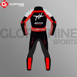 MV Agusta Leather Suit Corse MotoGP 2020 Back MV Agusta Leather Suit Corse MotoGP 2020 Back