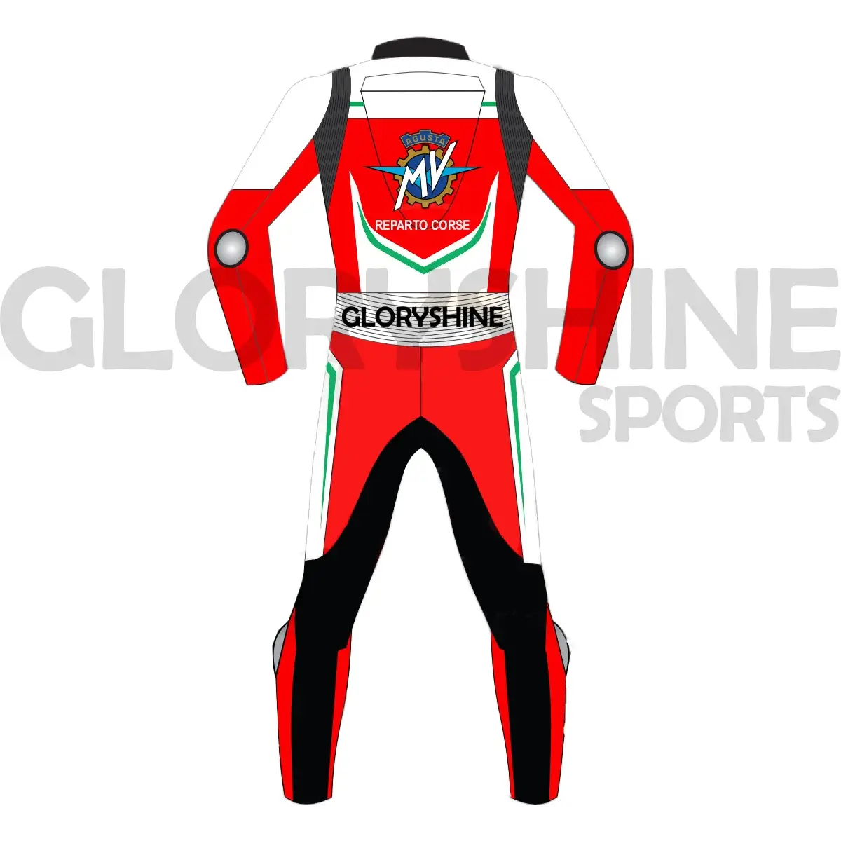 MV Agusta Motorcycle Leather Suit Reparto Corso 2014 Back