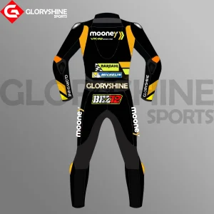 Marco Bezzecchi Motorcycle Suit Mooney VR46 Team MotoGP 2023 Back