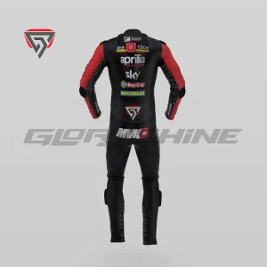 Maverick Vinales Motorbike Suit Aprilia Racing GP75 MotoGP British 2024 Back 3D