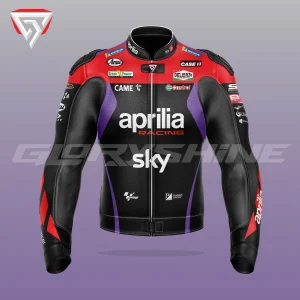Maverick Vinales Racing Jacket Aprilia Racing Team MotoGP 2024 Front 3D