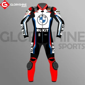 Michael Van Der Mark Leather Suit BMW Motorrad WSBK 2023 Front