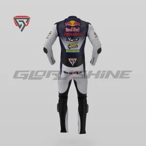 Pedro Acosta Motorbike Suit Red Bull KTM GP75 MotoGP British 2024 Back 3D