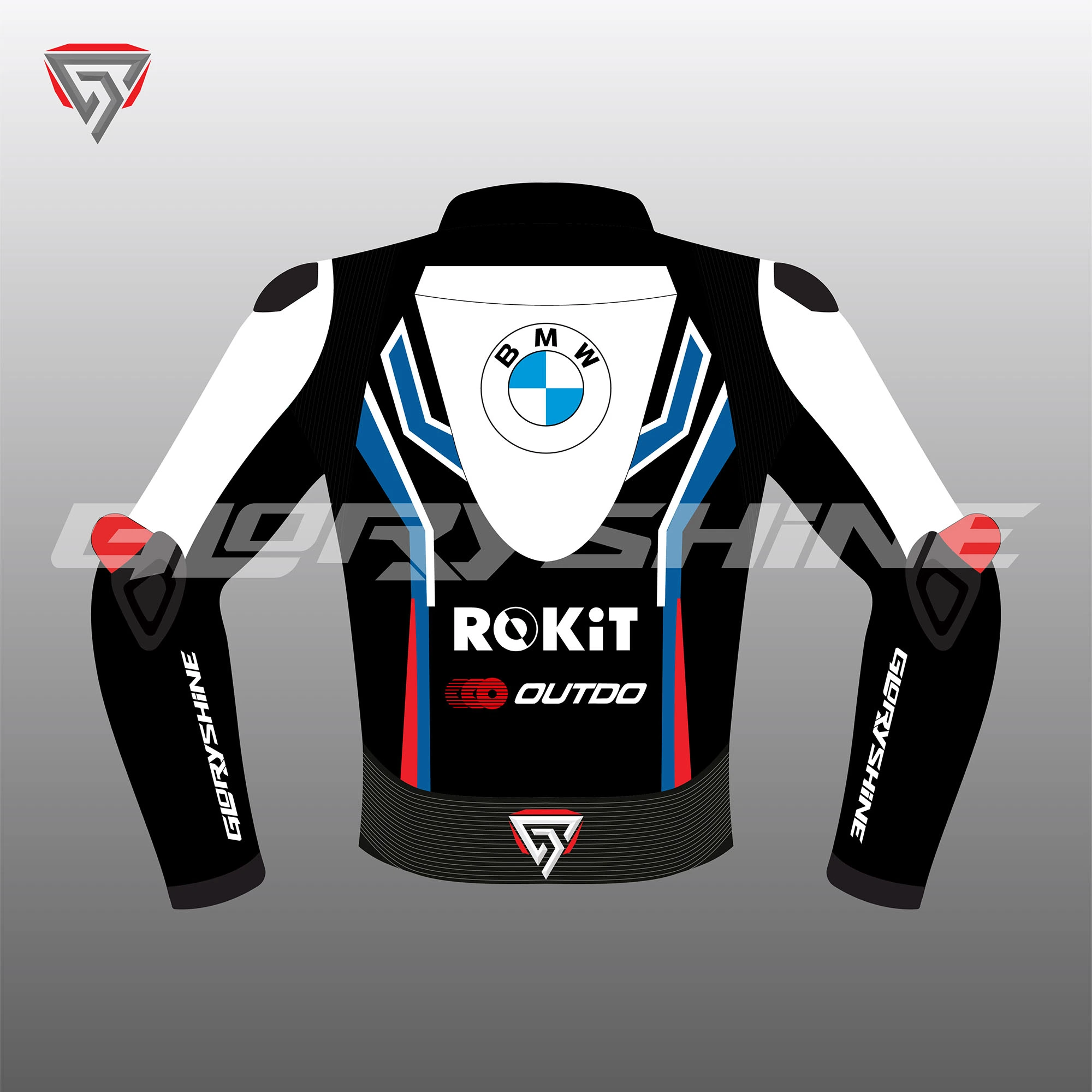 Toprak Razgatlioglu Motorcycle Jacket ROKiT BMW Motorrad Team WSBK 2024 Back 2D