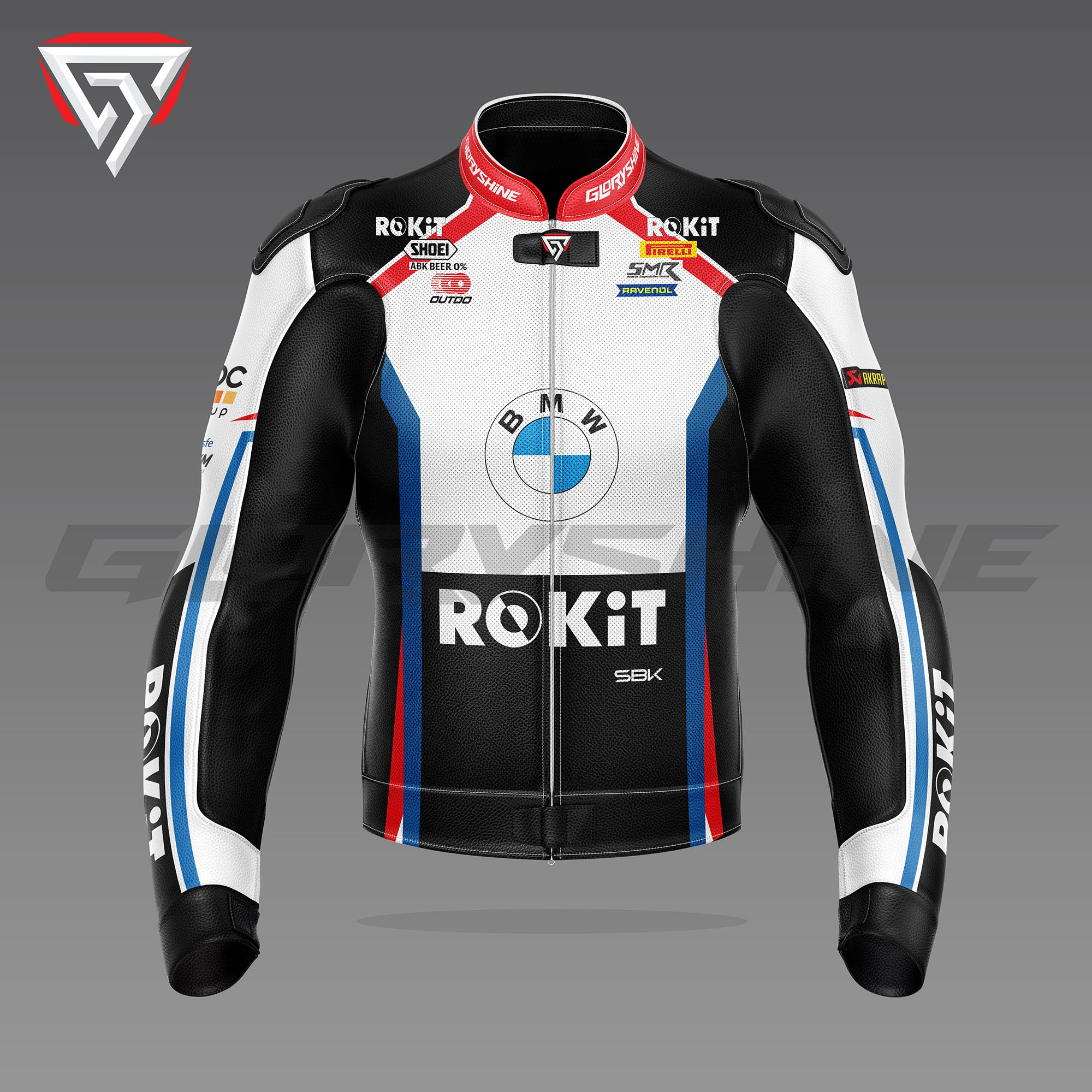 Toprak Razgatlioglu Motorcycle Jacket ROKiT BMW Motorrad Team WSBK 2024 Front 3D