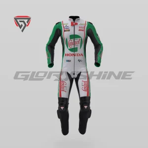 Johann Zarco Motorbike Race Suit Castrol Honda LCR GP75 MotoGP British 2024 Front 3D