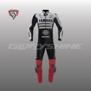Jonathan Rea Leather Racing Suit Yamaha Winter Test WSBK 2023 Front 3D