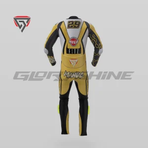 Andrea Iannone Leather Race Suit Team GoEleven WSBK 2024 Back 3D