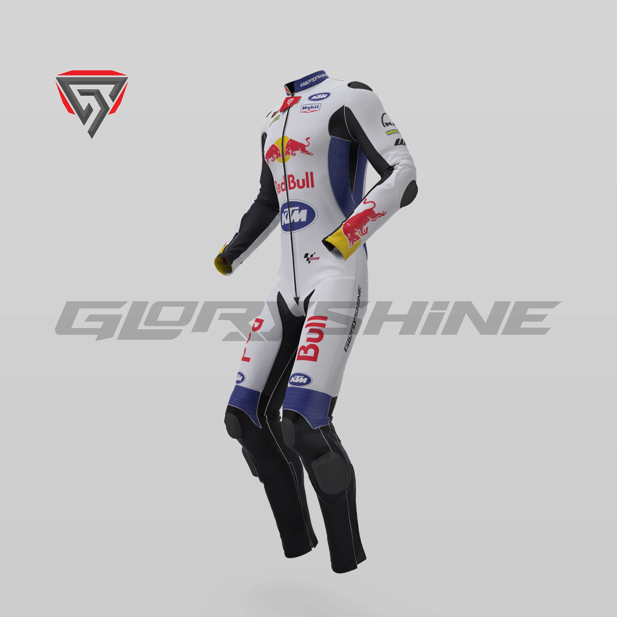 Jack Miller Race Suit Red Bull KTM Factory GP75 MotoGP British 2024 Side 3D