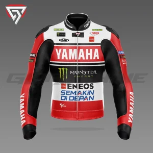 Fabio Quartararo Race Jacket Monster Energy Yamaha GP75 MotoGP British 2024 Front 3D