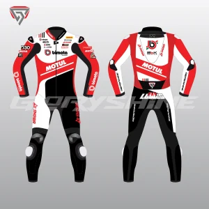 Alex Lowes Motorcycle Suit Bimota by Kawasaki Team WSBK 2025 Front & Back 2D