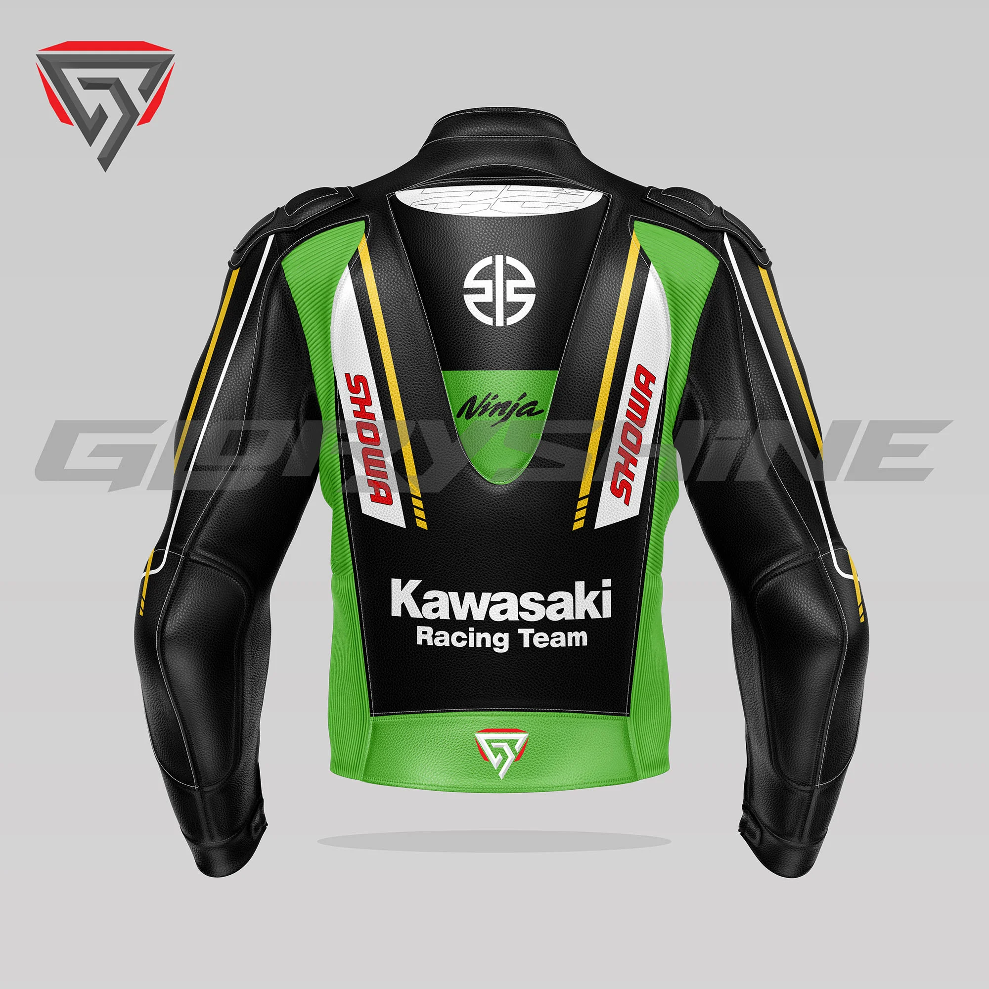 Alex Lowes Racing Jacket Kawasaki Racing Team WSBK 2024 Back 3D